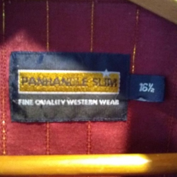 Vintage Pearl Snap Gold Metallic Thread Rockabilly - Picture 2 of 7